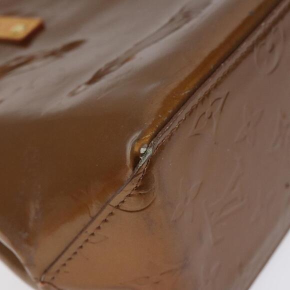LOUIS VUITTON Monogram Vernis Reade PM Hand Bag Bronze M91146 - Picture 16 of 16